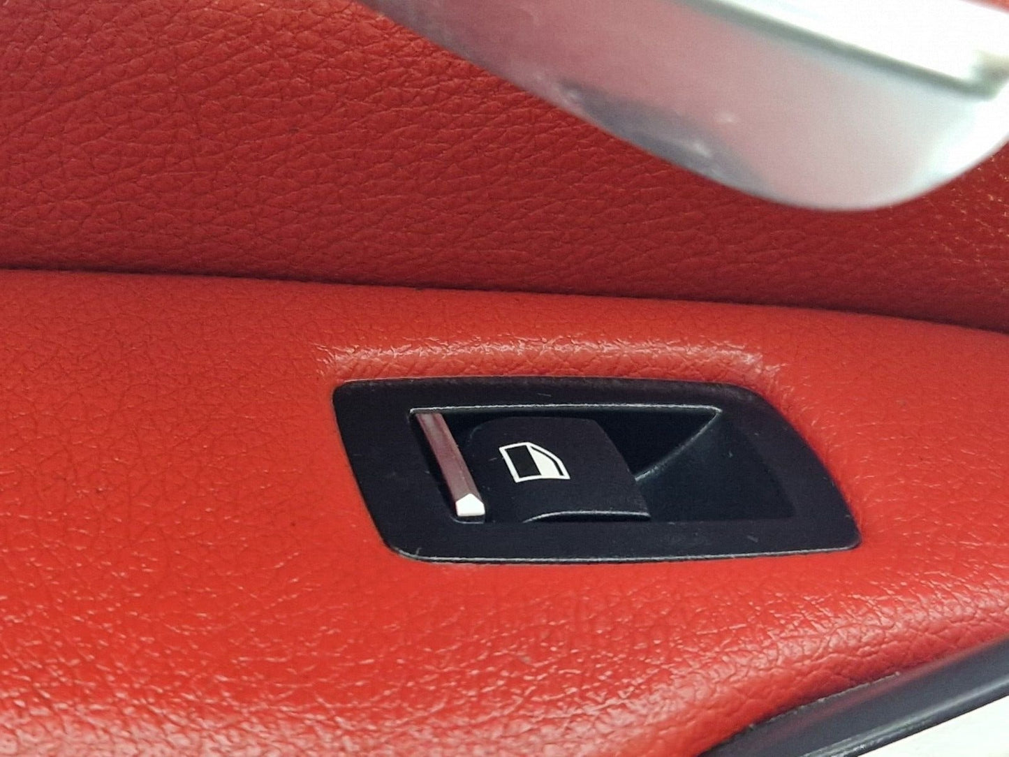12-18 BMW 4 SERIES F36 LCI M-SPORT REAR LEFT  N/S/R DOOR CARD PANEL RED LEATHER