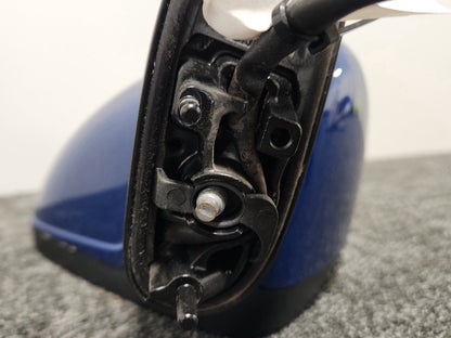 Vauxhall Corsa MK4 Hatchback Front Right Door Wing Mirror in Blue GAN (176)