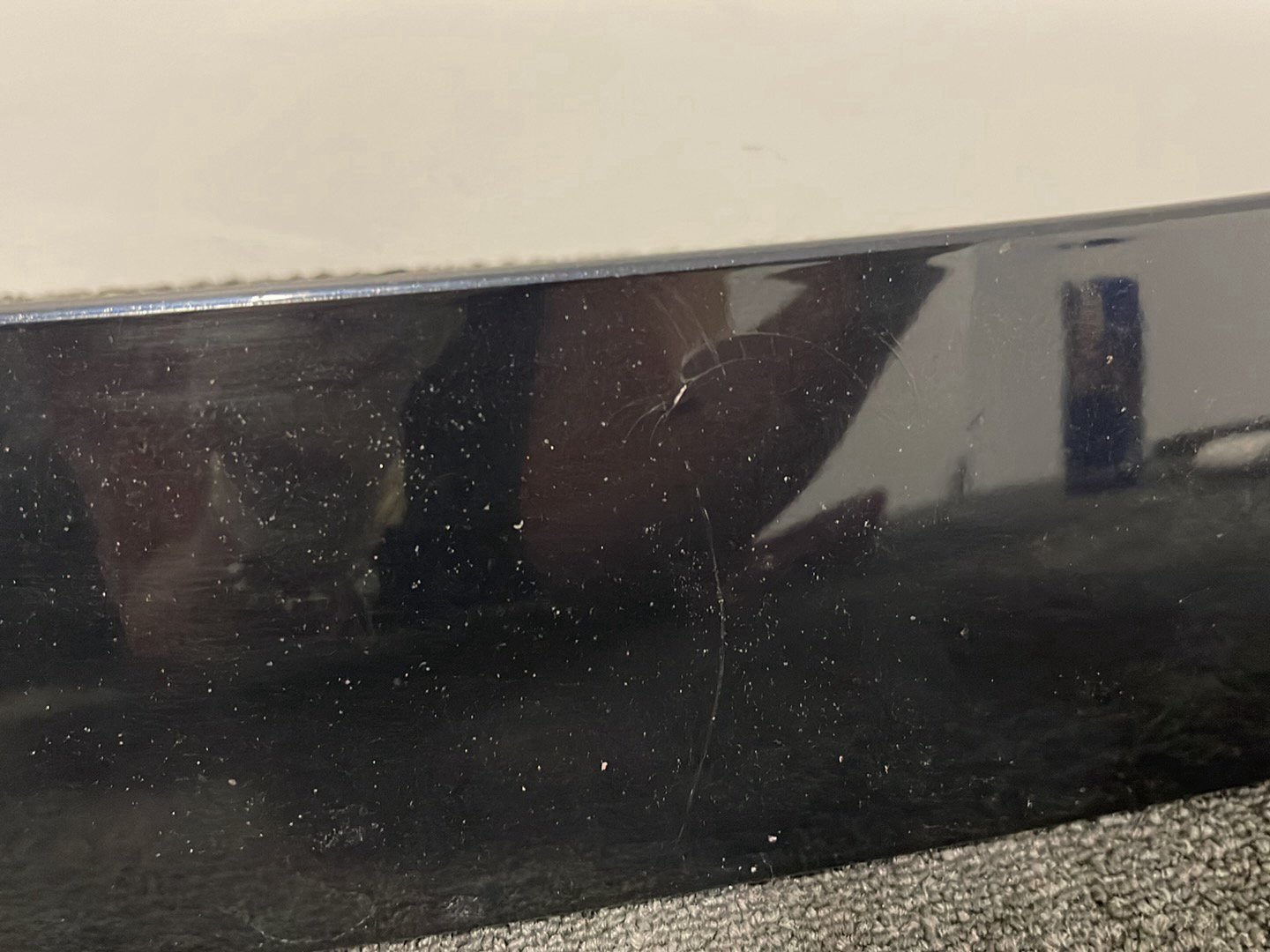 Ford Fiesta MK7 Hatchback Genuine Rear Spoiler in Black Panther Black (Metallic)