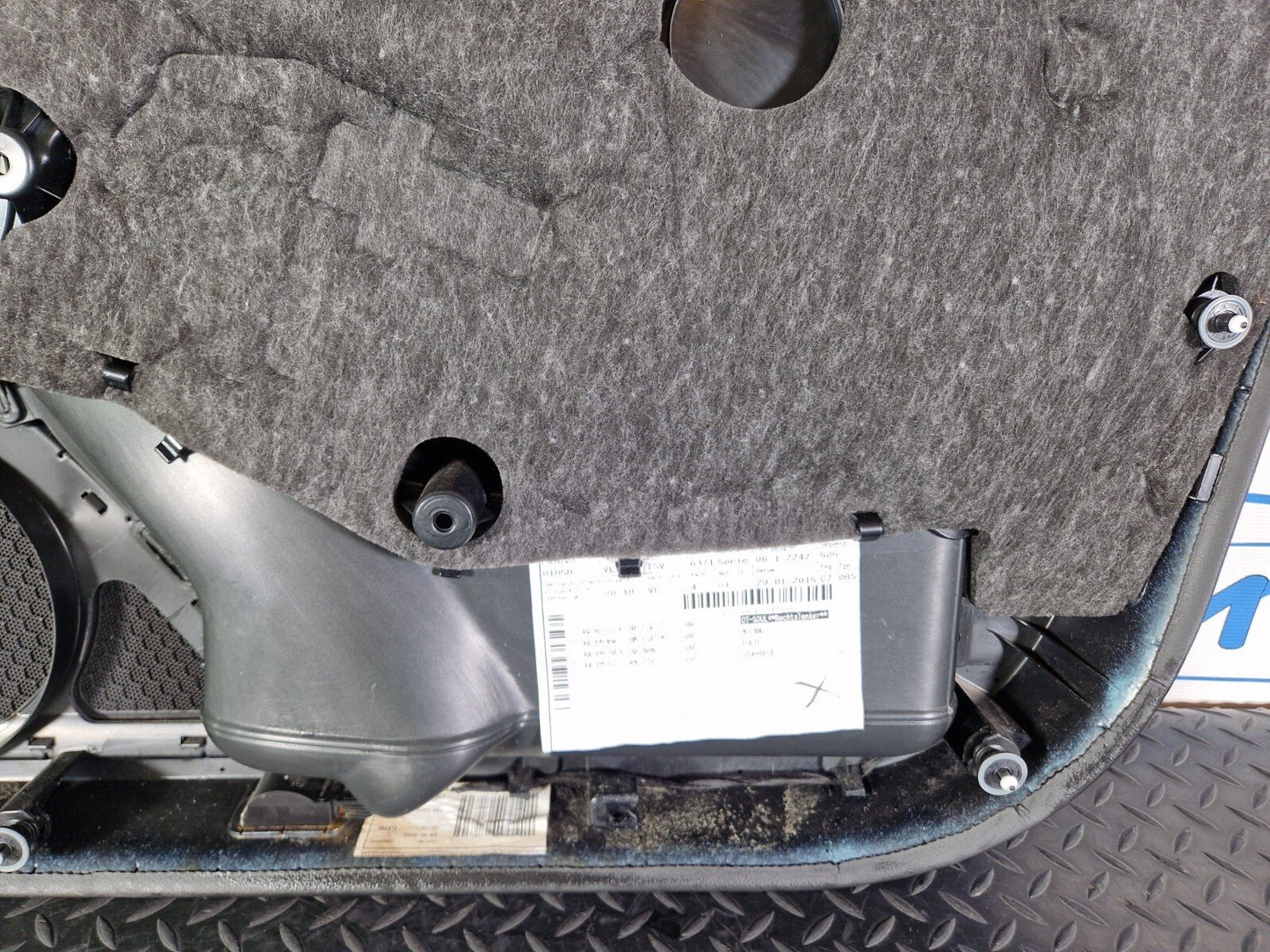 12-18 AUDI A6 C7 PASSENGER SIDE FRONT LEFT DOOR CARD PANEL 4G1867105 4G0837019