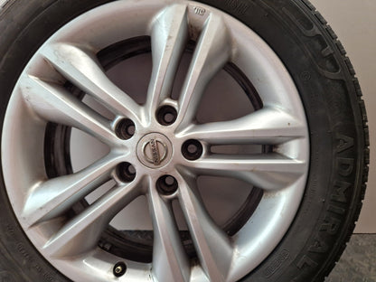 Nissan Qashqai MK1 17" Alloy Wheel with Tyre 215/60/17 ~3mm