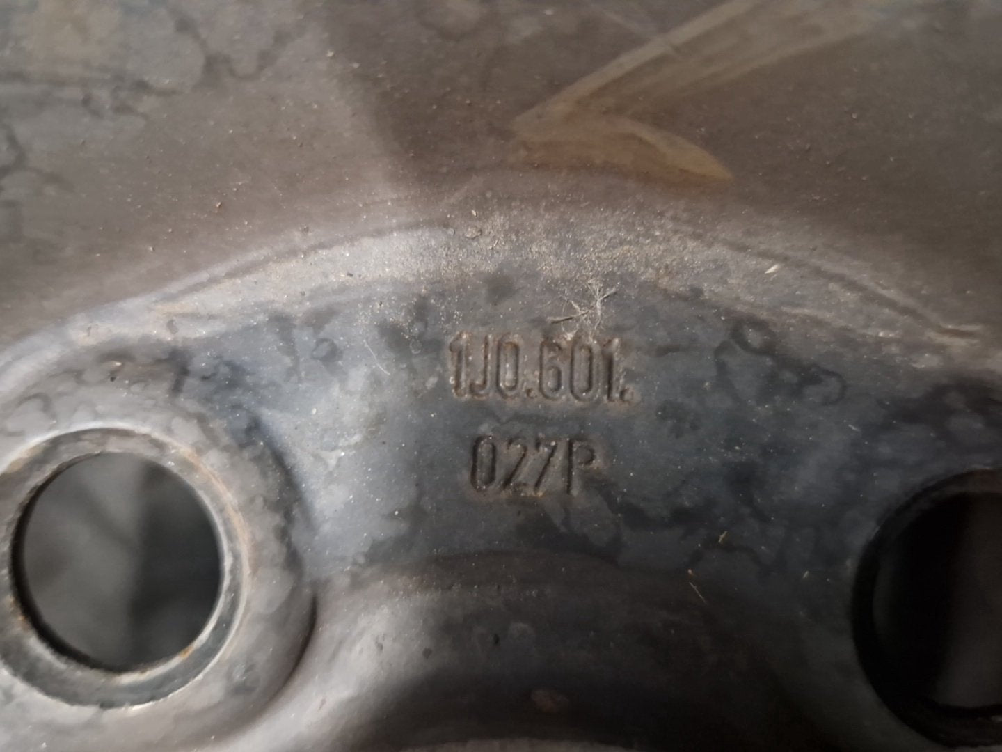 2013 Volkswagen Polo 6R MK5 14" Steel Wheel with Tyre 175/70/14 ~5mm 1J0601027P