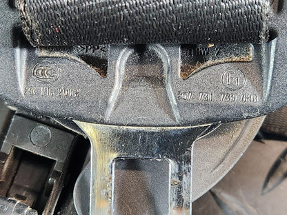 10-18 VW TOUAREG 7P REAR LEFT N/S PASSENGER SIDE SEAT BELT 7N0857737BE