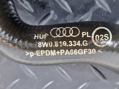 16-19 AUDI A4 B9 GENUINE OEM AIR CON HEATER COOLANT PIPE HOSE 8W0819334G