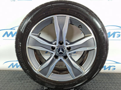 14-21 MERCEDES BENZ C CLASS W205 17INC ALLOY WHEEL & TYRE A2054010800 7Jx17H2