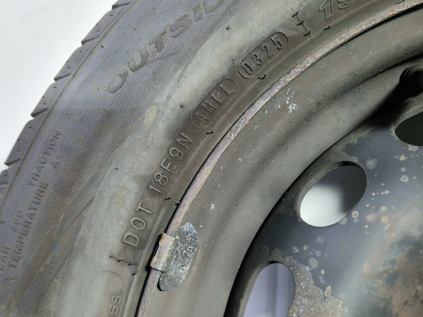 Citroen Berlingo MK2 15" Steel Wheel with Tyre 195/65/15 ~3mm
