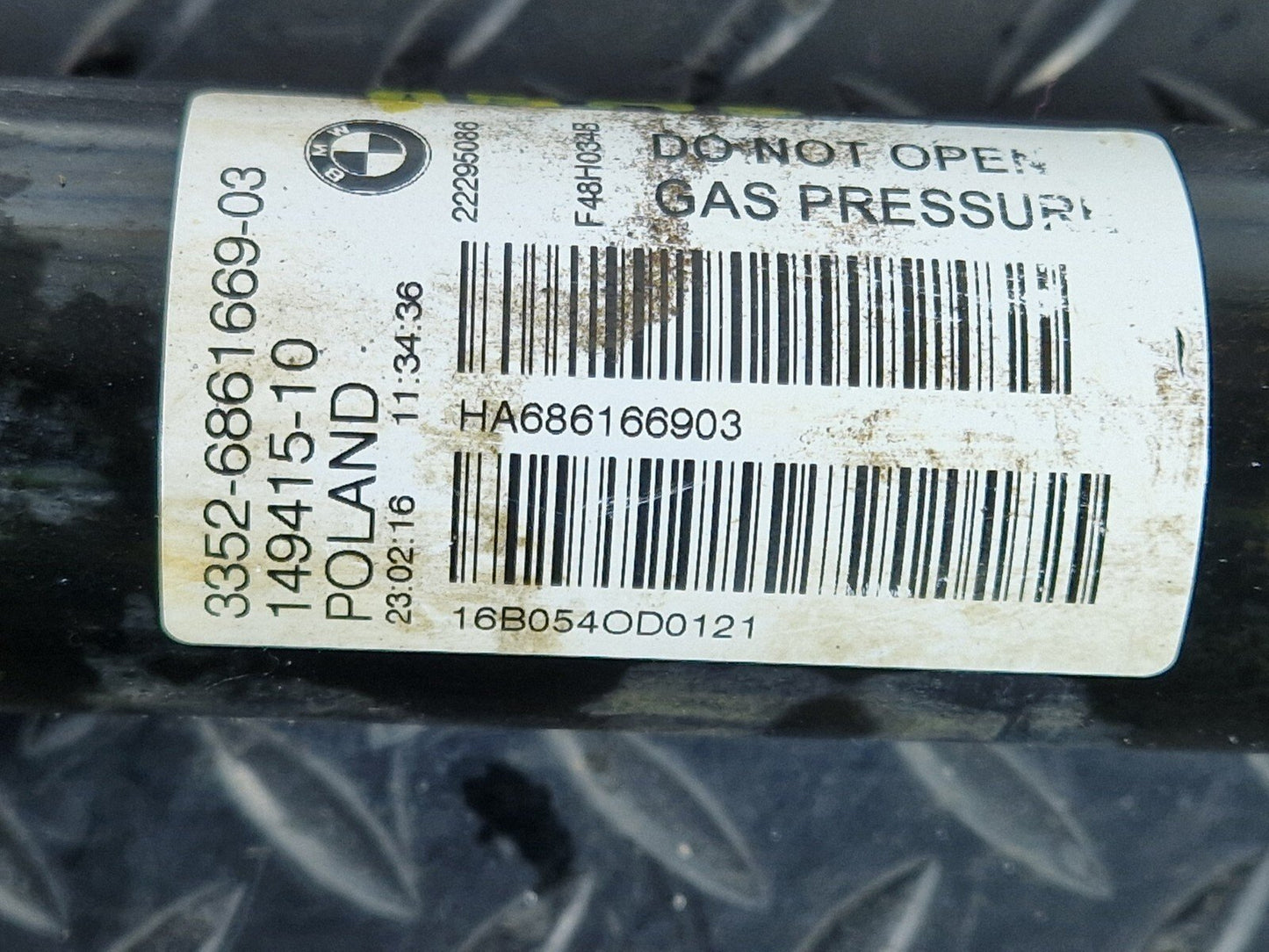 16-22 BMW X1 F48 GENUINE REAR LEFT RIGHT SHOCK ABSORBER DAMPER 6861669
