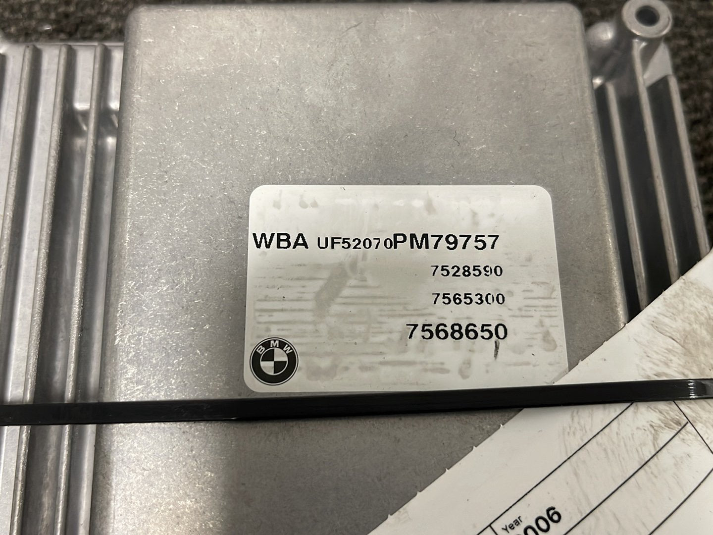 BMW 120i E87 Hatchback 2.0L Petrol Genuine Engine Control Unit ECU 7565300