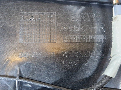 16-19AUDI A4 B9 AVANT/ESTATE GENUINE REAR DRIVER SIDE FABRIC DOOR CARD 8w0867488