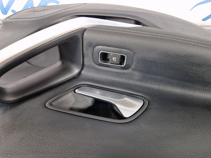 19-ON MERCEDES BENZ CLA C118 REAR LEFT N/S/R DOOR CARD PANEL BLASK LEATHER