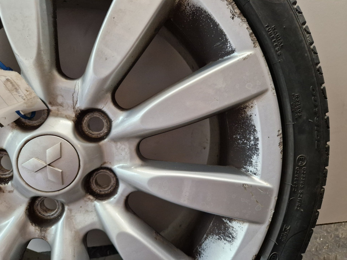 2009 Mitsubishi Lancer MK5 (CX8A) 18" Alloy Wheel with Tyre 215/45/18 ~4mm