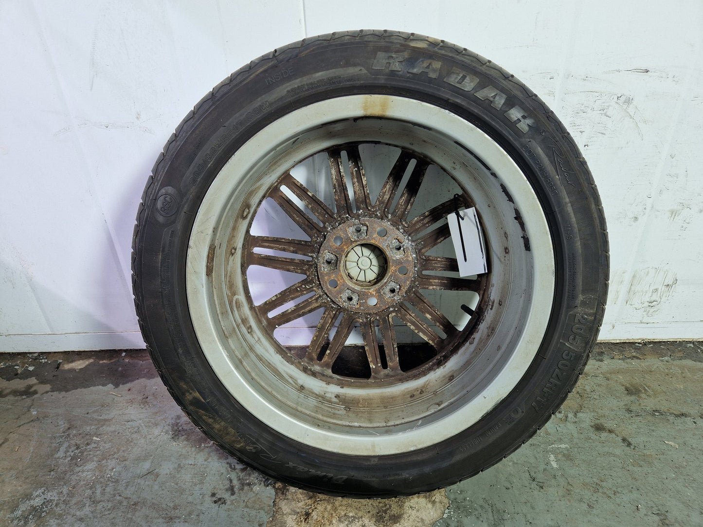 BMW 116i E87 17" Alloy Wheel with Tyre (Run-Flat) ~6mm 205/50/17
