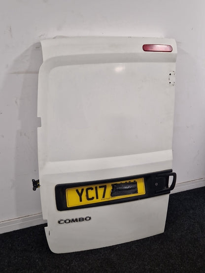 Vauxhall Combo MK3 (D) (61VO) Rear Left N/S Passenger Complete Door in White 5PU