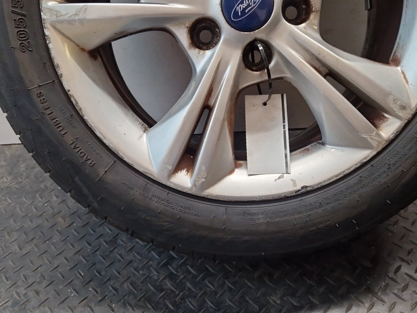 Ford Focus MK3 16" Alloy Wheel with Tyre 205/55/16 ~6mm CM5C-1007-AXA