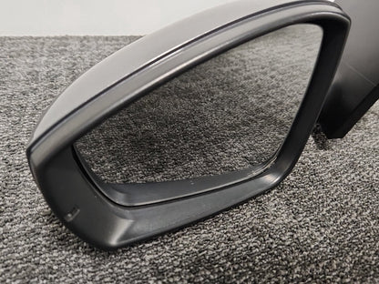 Volkswagen Polo 6R - MK5 Hatchback Front Left Wing Mirror in Pepper Grey U5/D7R