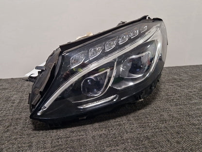 Mercedes-Benz C-Class W205 Genuine Front Left N/S Passenger Headlight &amp; Modules