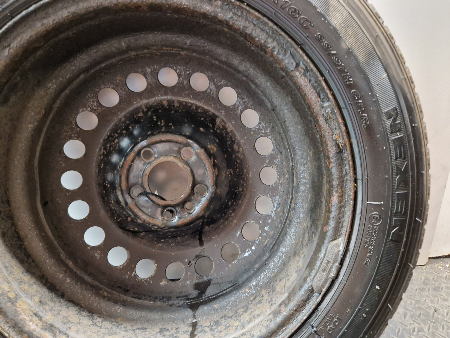 Vauxhall Combo MK3 (D) (61VO) Cargo Van 16" Steel Wheel with Tyre 195/60/16 ~6mm