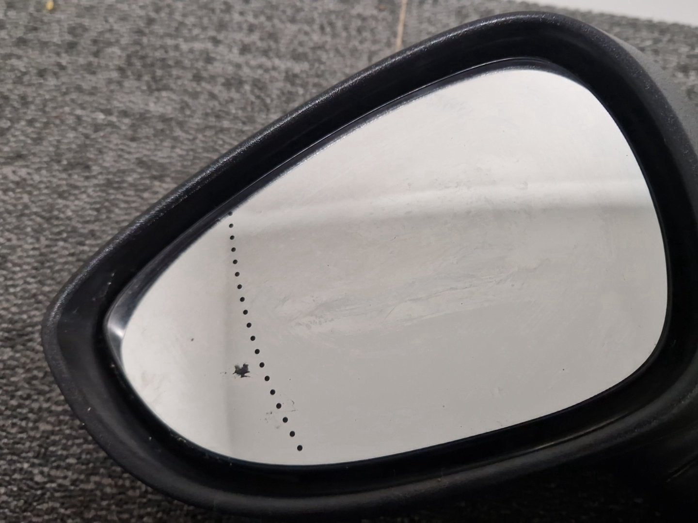 Ford Fiesta MK7 (B299) Hatchback Front Left Door Wing Mirror in Blue Vision