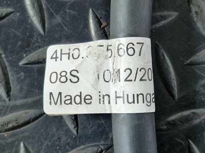 10-17 AUDI A8 4H HEADLIGHT WASHER NOZZLE PIPE HOSE 4H0955667