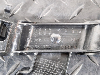 16-19 AUDI A4 B9 FRONT RIGHT B PILLAR SEAT BELT GUIDE GUIDE BRACKET 8W0867192
