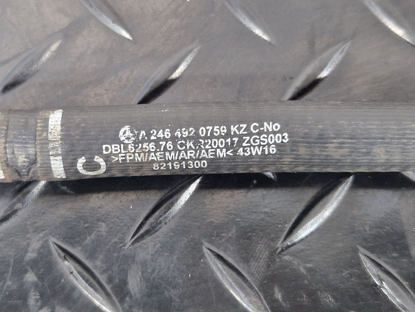 12-18 MERCEDES BENZ W176 W246 X117 X156 EXHAUST GAS HOSE A2464920759