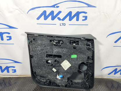 16-20 AUDI Q7 4M OEM FRONT RIGHT ALCANTARA DOOR CARD PANEL COVER 4M2867106