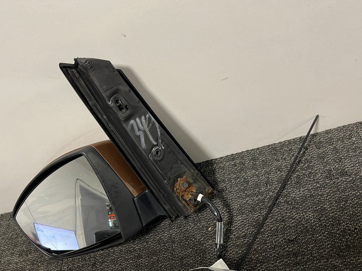 Ford C-Max MK2 (C344) MPV Front Left Door Wing Mirror in Brown Burnished Glow