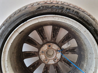 2009 Mitsubishi Lancer MK5 (CX8A) 18" Alloy Wheel with Tyre 215/45/18 ~7mm