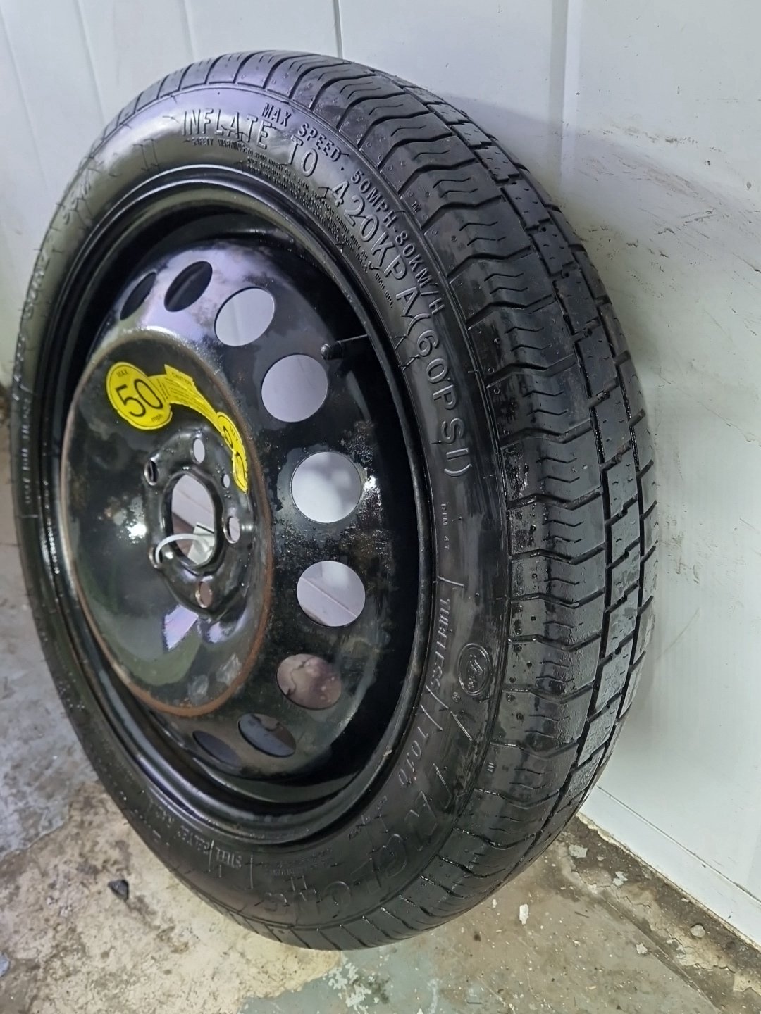 Volvo V70 MK3 Estate 17" Spare Wheel 125/80/17 3mm