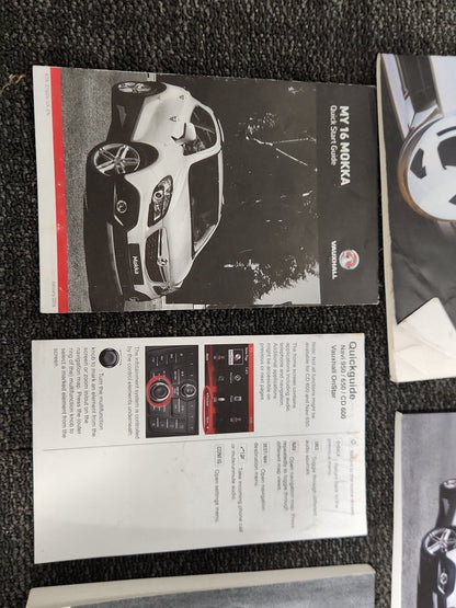 Vauxhall Mokka MK1 (G1U0) SUV Genuine Owners Manual Handbook Wallet Case