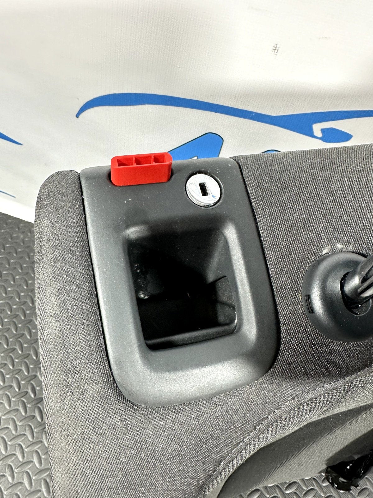 16-19 AUDI A4 B9 GENUINE REAR RIGHT DRIVER SIDE CLOTH SEAT WITH HEADREST