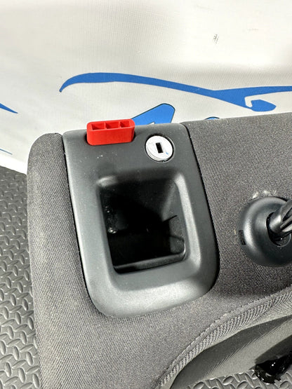 16-19 AUDI A4 B9 GENUINE REAR RIGHT DRIVER SIDE CLOTH SEAT WITH HEADREST