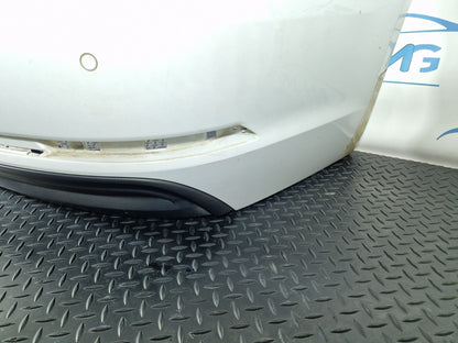16-19 AUDI A4 B9 SALOON GENUINE REAR BUMPER & DIFFUSER IN WHITE LS9R 8W5807511J