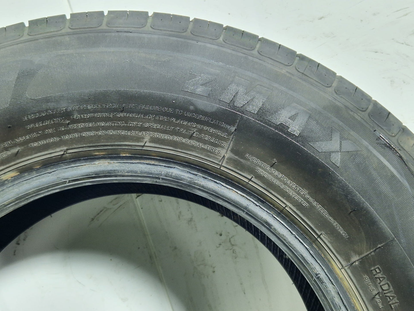 ZMax Tyre 215/70/15C 109/107R 8PR Vanmejor C30 Genuine ~7mm