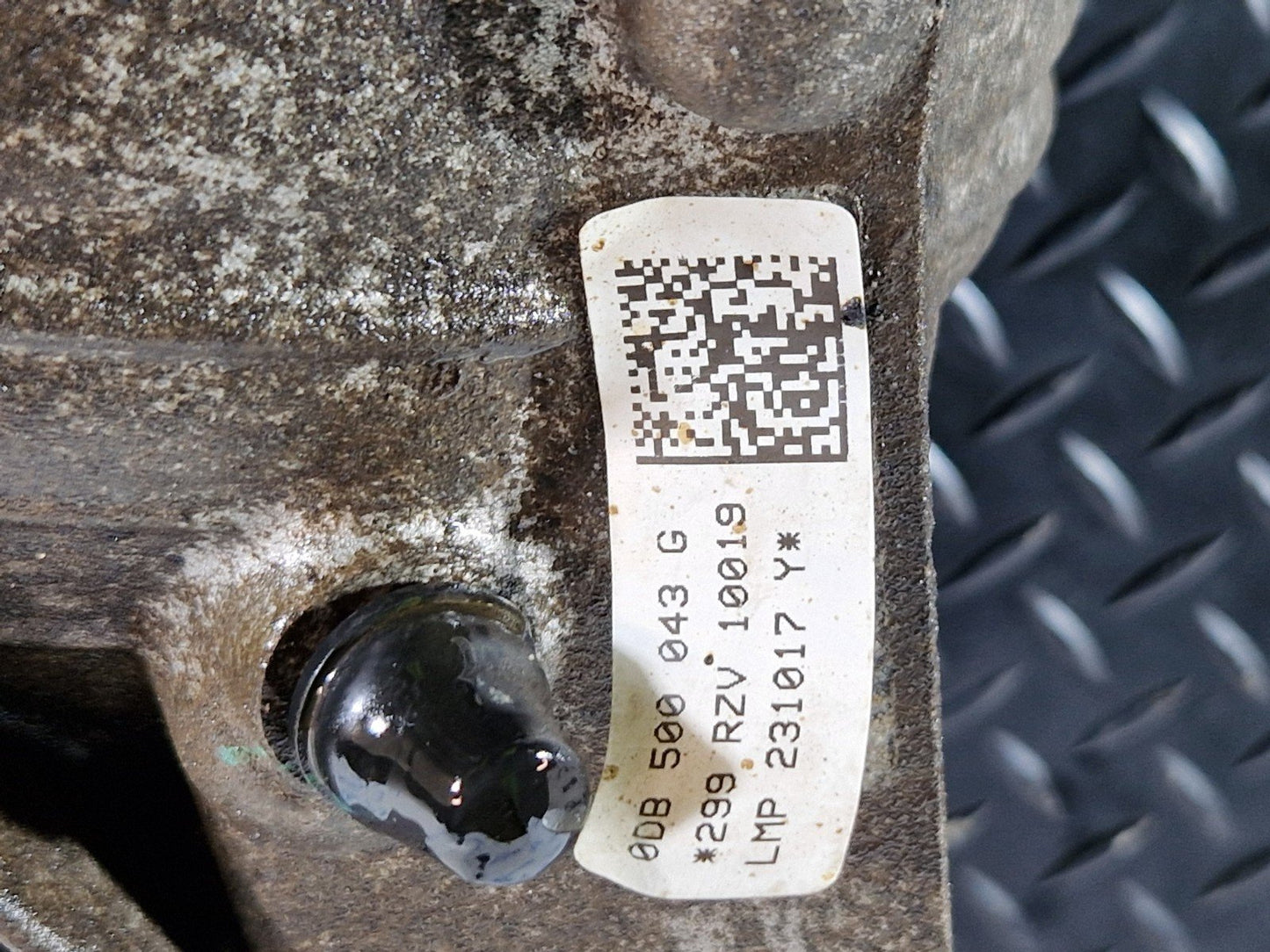 16-19 AUDI A4 B9 QUATTRO 2.0TDI REAR DIFF DIFFERENTIAL 0DB500043G 0DB505200A