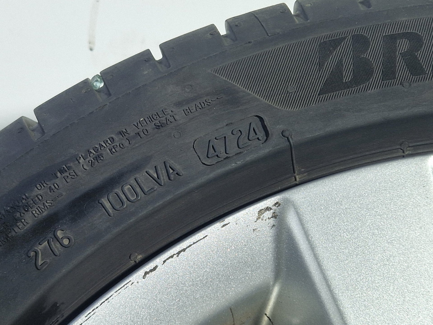 Honda Civic MK9 (FK27) 17" Alloy Wheel with Tyre ~6mm 225/45/17