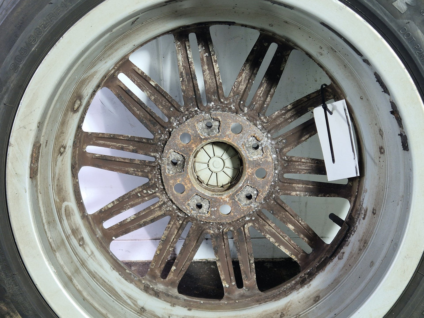 BMW 116i E87 17" Alloy Wheel with Tyre (Run-Flat) ~6mm 205/50/17
