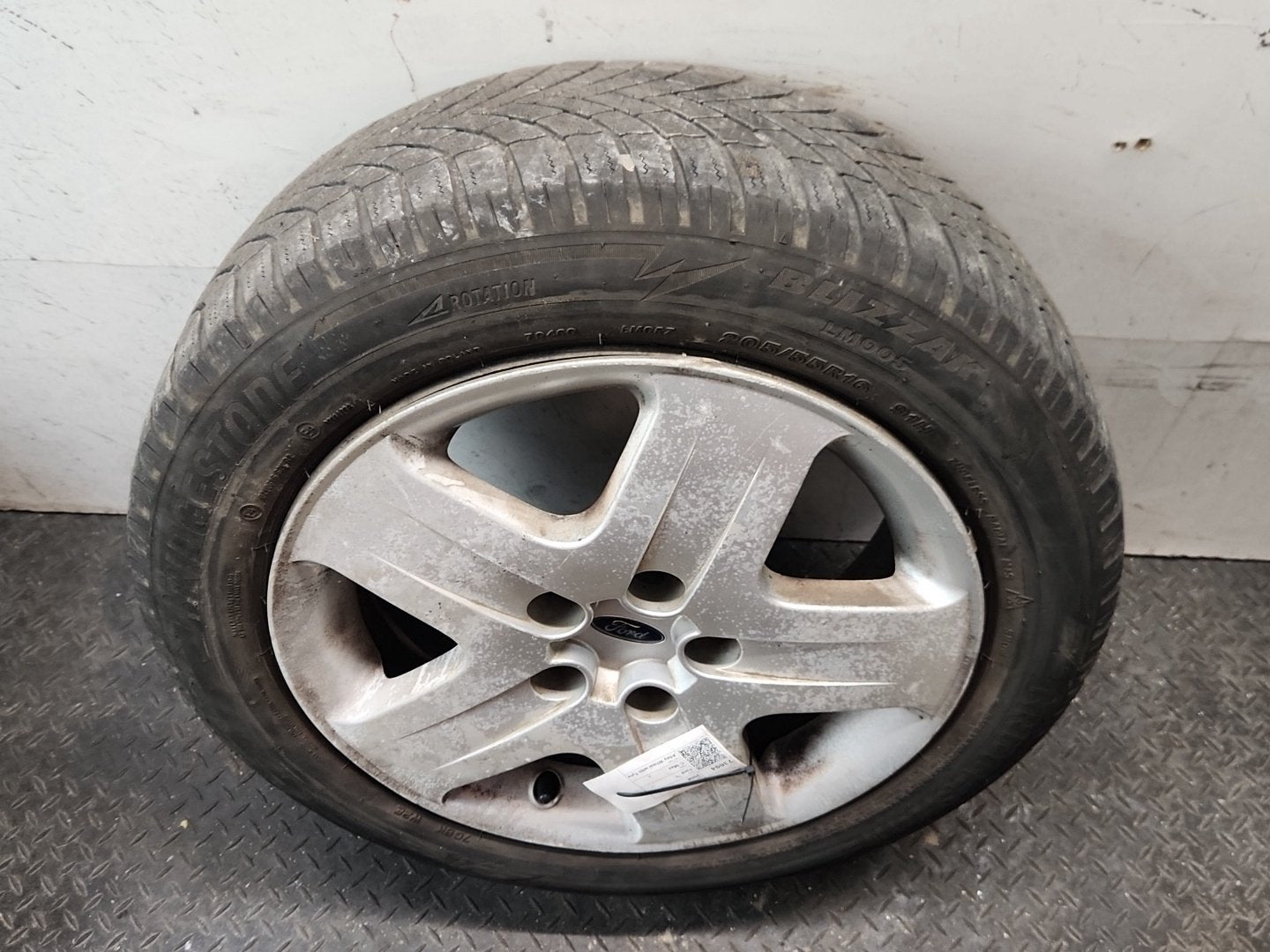 Ford C-Max MK1 FL (C214) MPV 16" Steel Wheel with Tyre 205/55/16 ~3mm