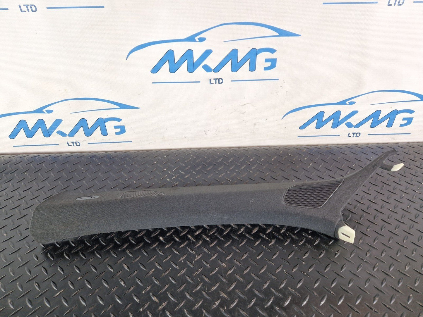 16-20 AUDI Q7 4M GENUINE FRONT LEFT N/S BOSE A PILAR TRIM COVER BLACK 4M0867233B
