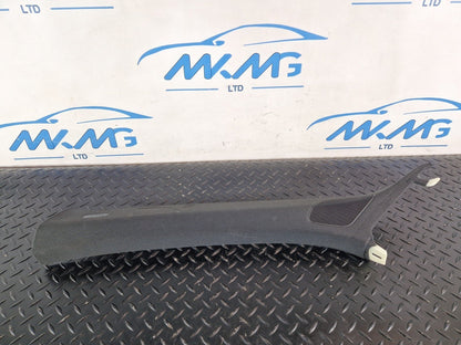16-20 AUDI Q7 4M GENUINE FRONT LEFT N/S BOSE A PILAR TRIM COVER BLACK 4M0867233B