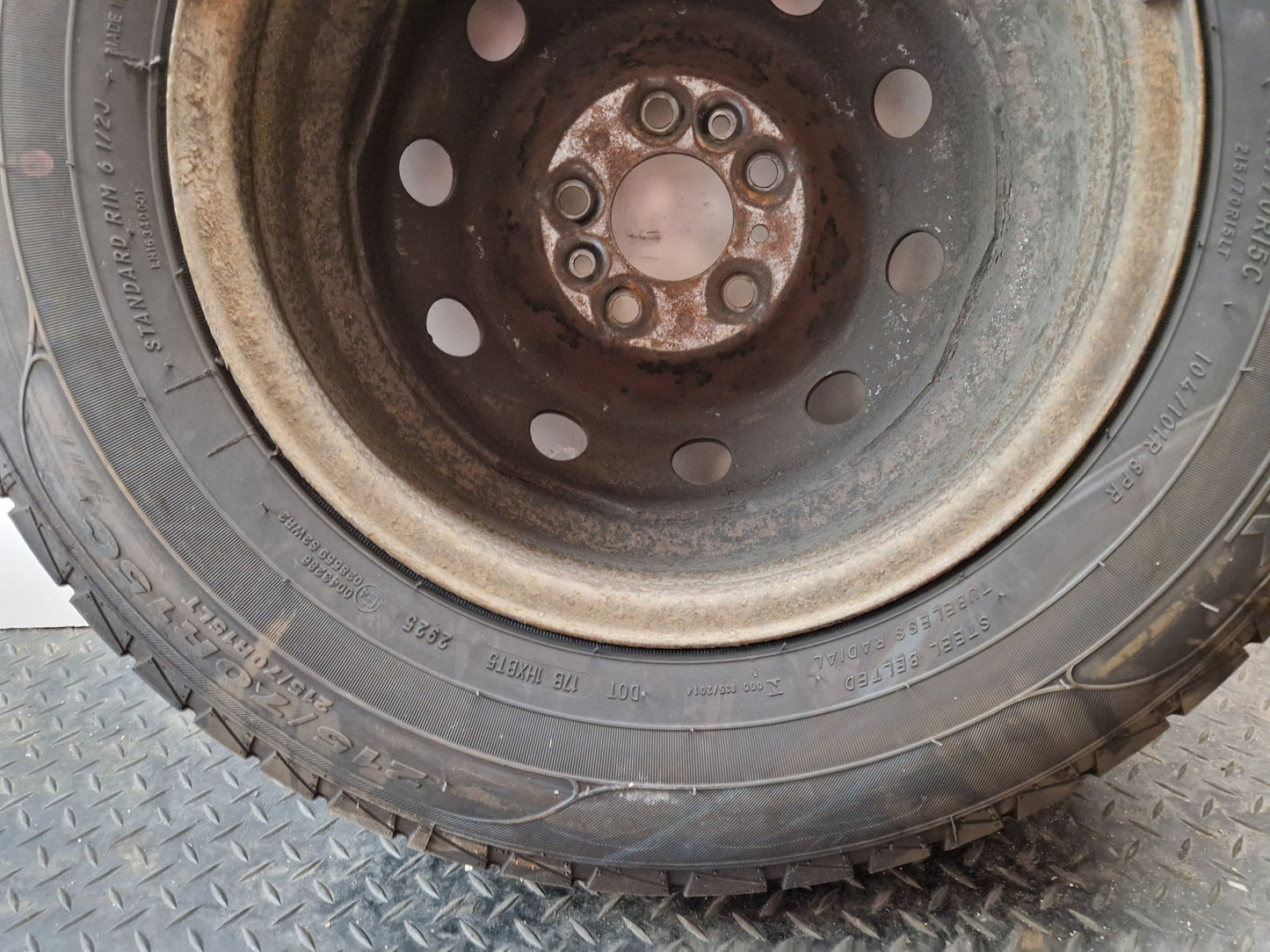 Citroen Relay Genuine Steel Wheel with Tyre 215/70/15 ~5mm