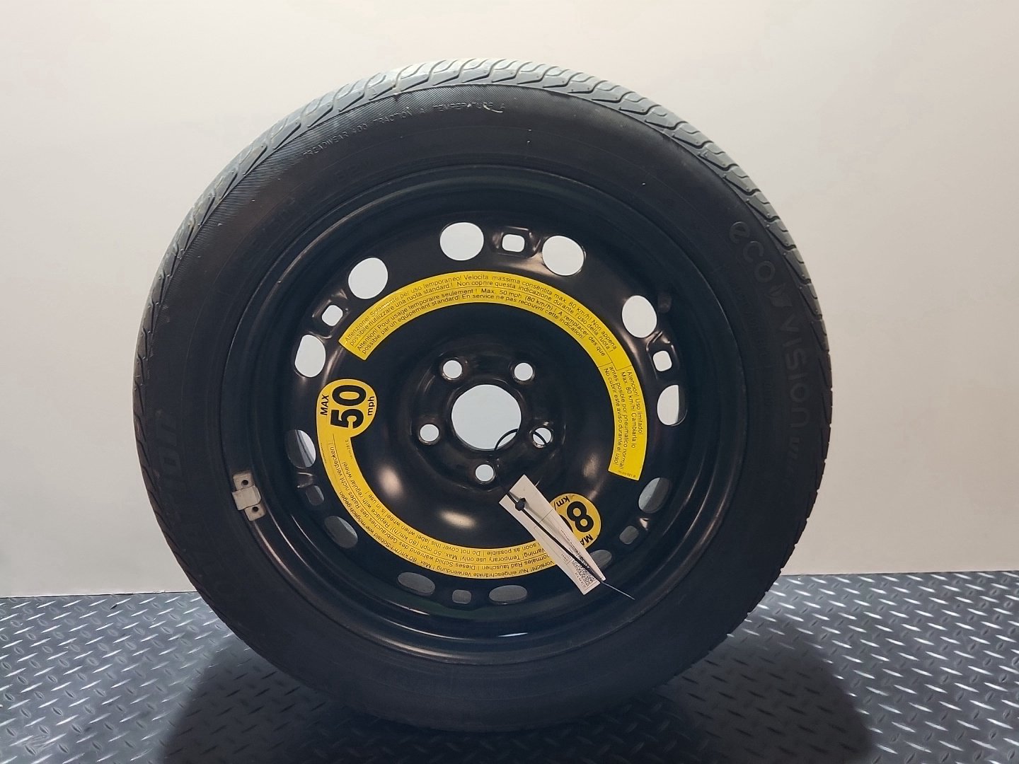 Volkswagen Polo 6R MK5 Hatchback 15" Spare Wheel with Tyre 195/50/15 6R0601027