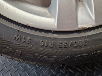 BMW 116i E87 16" Alloy Wheel with Tyre 205/55/16 ~5mm 6779696