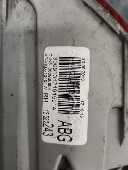 2013 Vauxhall Astra MK6 (J) (A3400) Genuine Rear Right Outer Tail Light 13282243