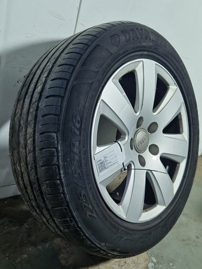 Audi A6 Quattro MK3 (4F)(C6) 16" Alloy Wheel with Tyre 225/55/16 5mm 4F0601025AJ