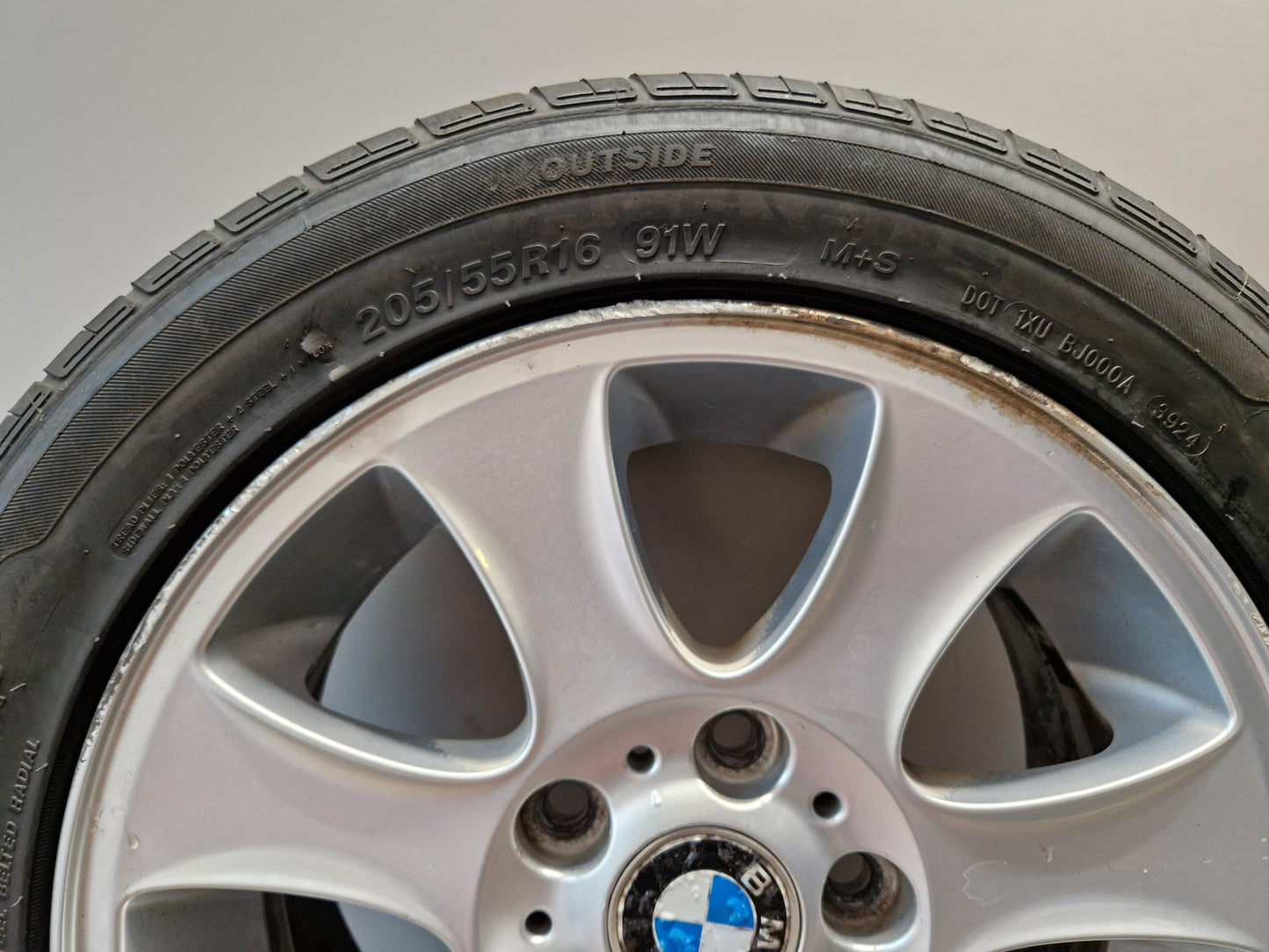 BMW 120i E87 16" Alloy Wheel with Tyre 205/55/16 ~4mm