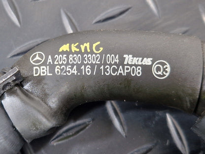 14-21 MERCEDES BENZ C300h W205 GENUINE HEATING WATER PIPE HOSE LINE A2058303302