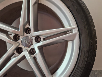 Audi A5 S-Line 18" Alloy Wheel with Tyre 235/50/18 8W0601025DE ~5mm