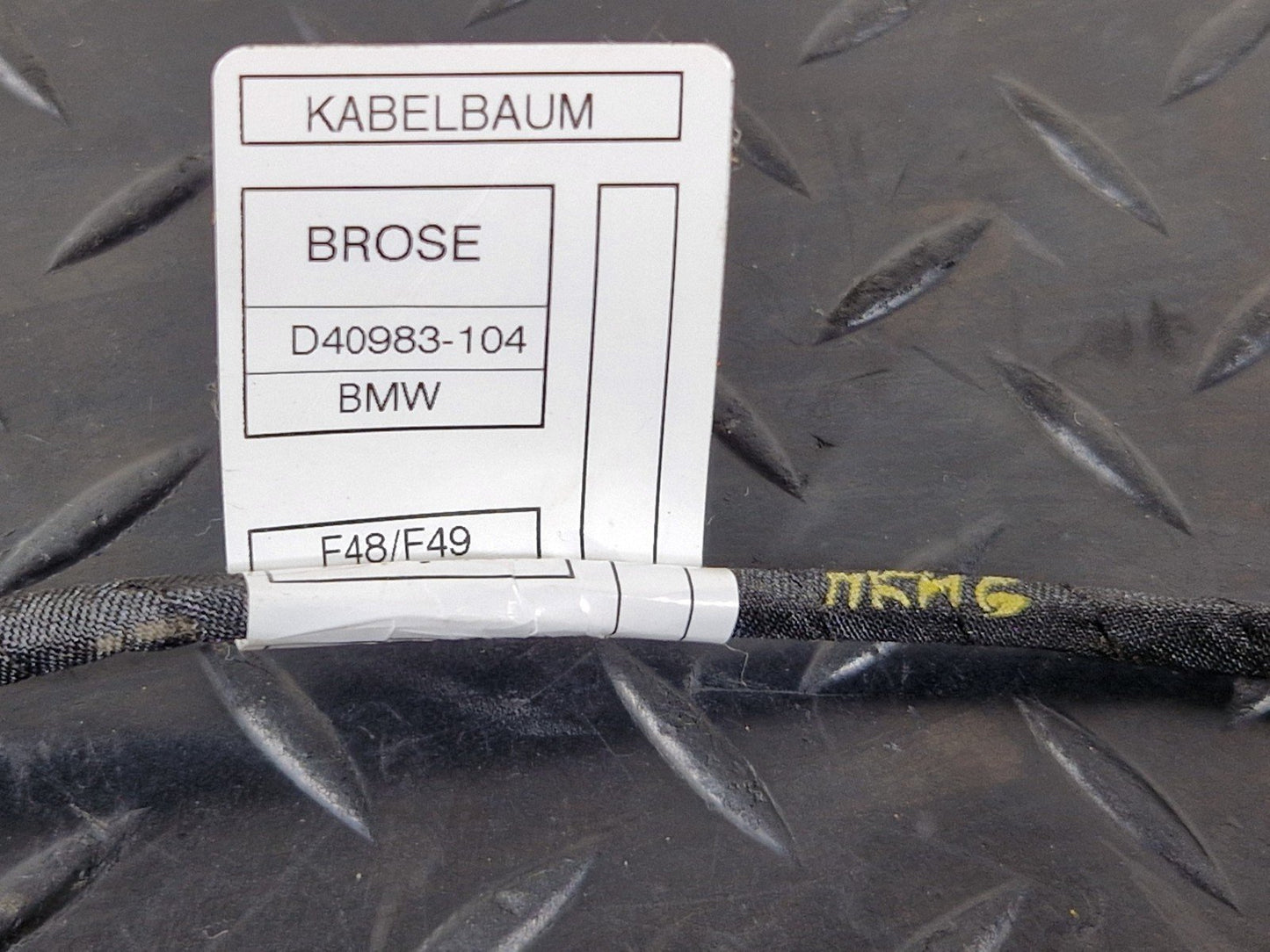 16-22 BMW X1 F48 OEM TAILGATE CLOSE LOCK LATCH ACTUATOR CABLE WIRE C40988101