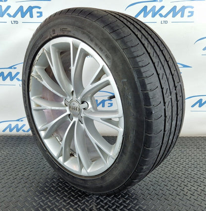 10-17 AUDI A8 4H GENUINE 19" ALLOY WHEEL 9J ET33 & TYRE 255 45 R19 4H0601025G
